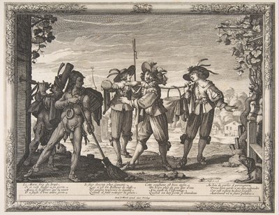 Charivari, ca. 1633 door Abraham Bosse
