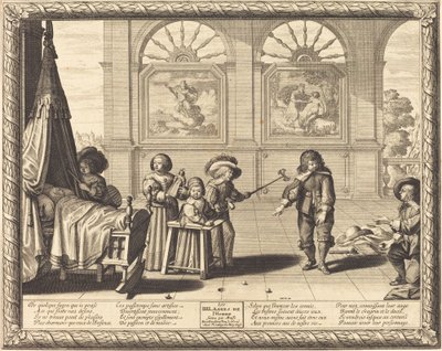 Kinderjaren door Abraham Bosse