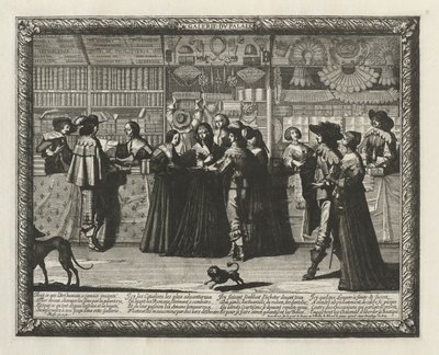 La Galerie du Paris, 1640 door Abraham Bosse