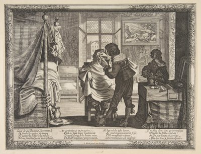 De Barbier, ca. 1632-33 door Abraham Bosse