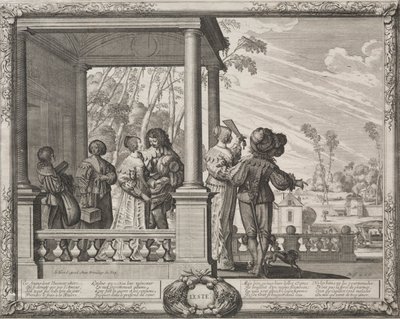 De vier seizoenen: Zomer door Abraham Bosse
