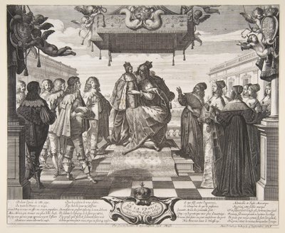 De vreugde van Frankrijk door Abraham Bosse