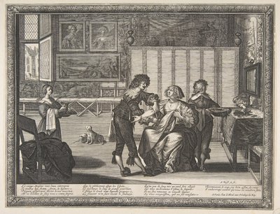 De Chirurg La Saignée door Abraham Bosse