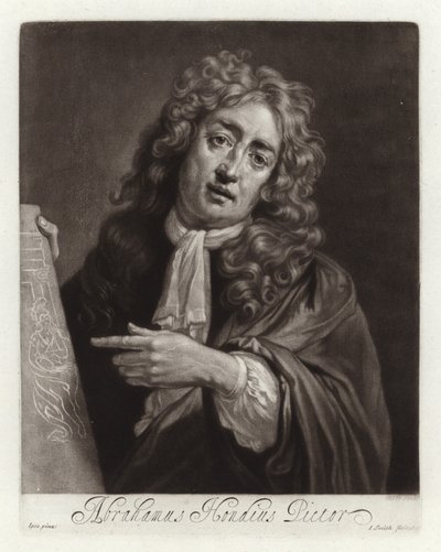 Portret van Abraham Hondius door Abraham Danielsz. Hondius