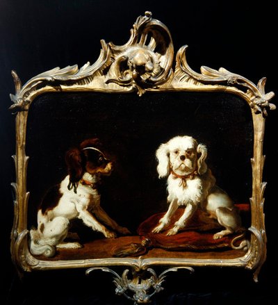 Twee huisdieren door Abraham Danielsz. Hondius