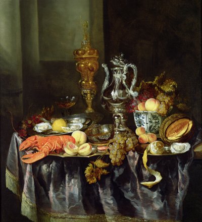Stilleven met Fruit en Schelpdieren door Abraham Hendricksz van Beyeren