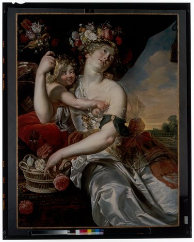 Allegorie van de Lente door Abraham II Janssens