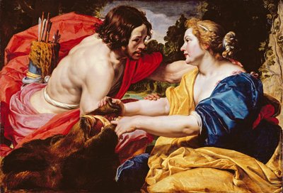 Terugkeer van de jacht of, Meleager en Atalanta door Abraham Janssens van Nuyssen