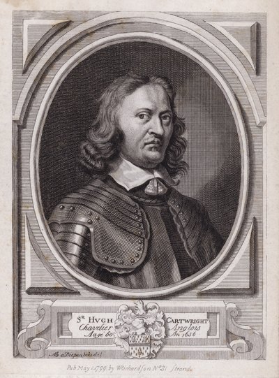 Sir Hugh Cartwright, Engelse royalistische soldaat van de burgeroorlog door Abraham Jansz. van Diepenbeeck