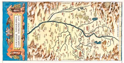 Auvergne, Frankrijk door Abraham Ortelius