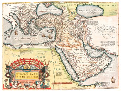 Turcici imperii descriptio door Abraham Ortelius
