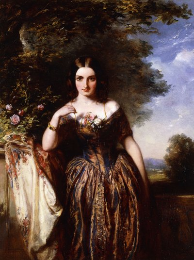 Portret van mevrouw J. Hardcastle, geboren Anne Capper door Abraham Solomon