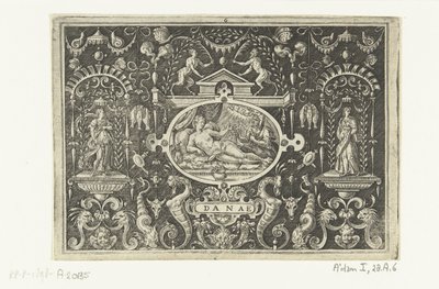 Danae en Jupiter als regen goudstukken DANAE door Abraham de Bruyn