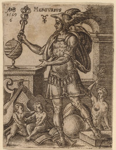Mercurius door Abraham de Bruyn