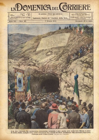 Aan een held van Abruzzo door Achille Beltrame