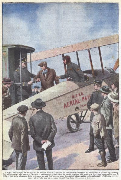 Ook criminelen in vliegtuigen door Achille Beltrame