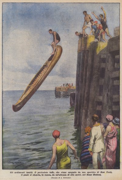De nutteloze moed door Achille Beltrame