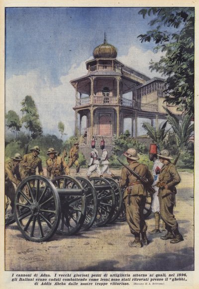 De kanonnen van Adua door Achille Beltrame