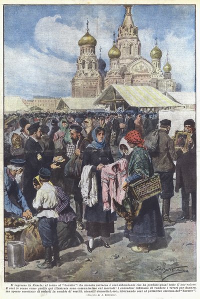 De achteruitgang in Rusland, terug naar ruilhandel door Achille Beltrame