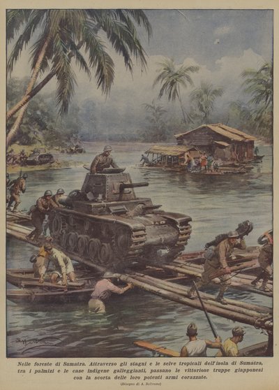 In de bossen van Sumatra door Achille Beltrame