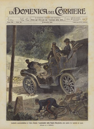 Auto-ongeluk in de Valle d