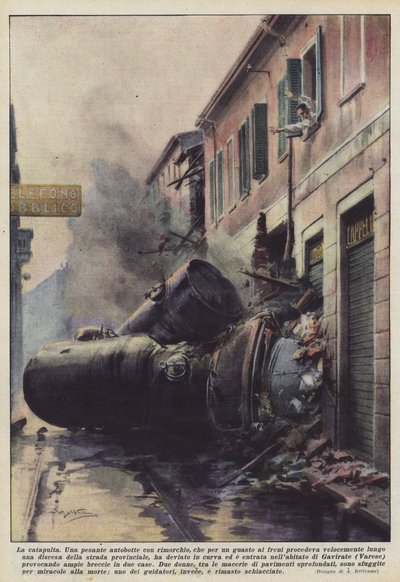 De katapult door Achille Beltrame