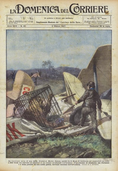 De luchtvaart van een beest door Achille Beltrame