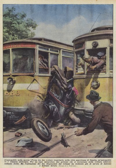 De auto in de greep! door Achille Beltrame