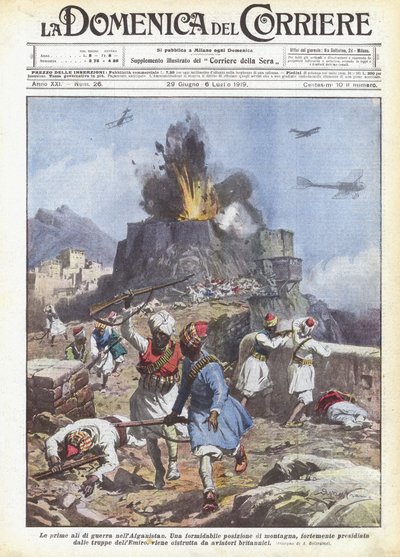 De eerste oorlogsvleugels in Afghanistan door Achille Beltrame