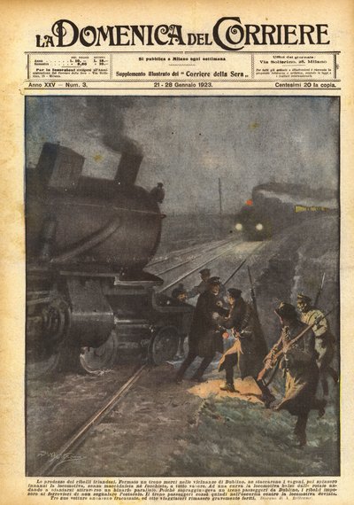 De heldendaden van de Ierse rebellen door Achille Beltrame