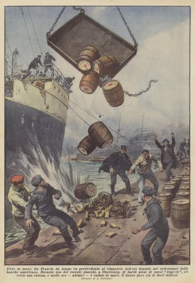 Goud in de zee door Achille Beltrame