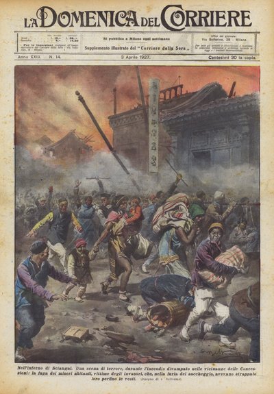 In de hel van Shanghai door Achille Beltrame