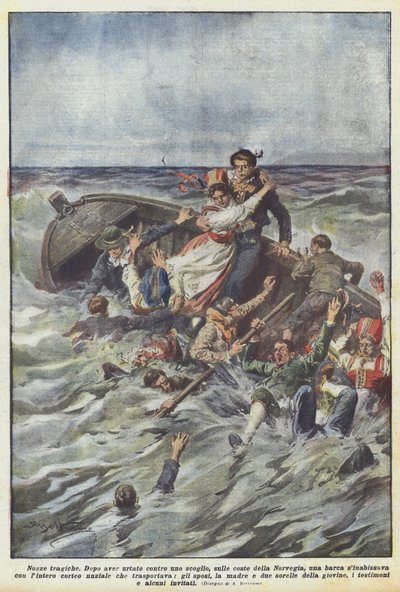 Tragische bruiloft door Achille Beltrame