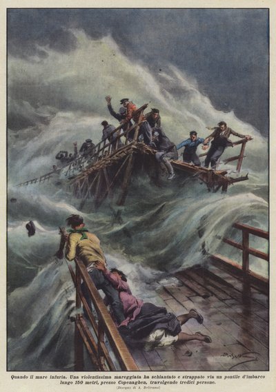 Wanneer de zee woedt door Achille Beltrame