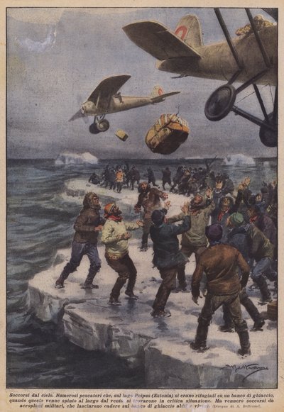 Geredd door de lucht door Achille Beltrame