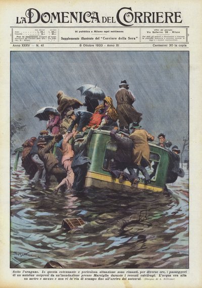 Onder de orkaan door Achille Beltrame