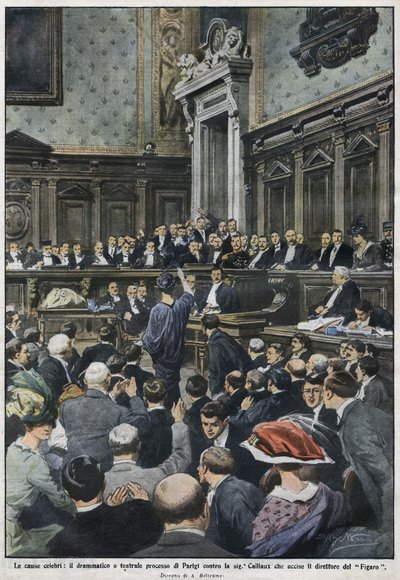 Het grote proces: het grote proces in Parijs door Madame Caillaux die de directeur van de Figaro vermoordde. 