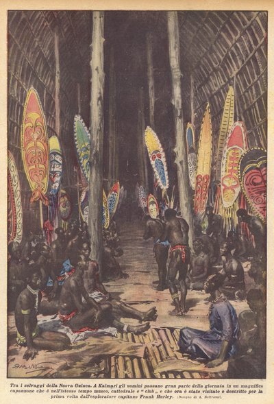 Onder de wilden van Nieuw-Guinea door Achille Beltrame