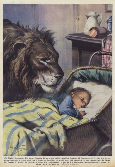 Een gelukkig kind door Achille Beltrame