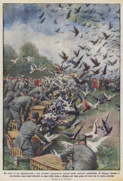 Een hemel vol vleugels door Achille Beltrame