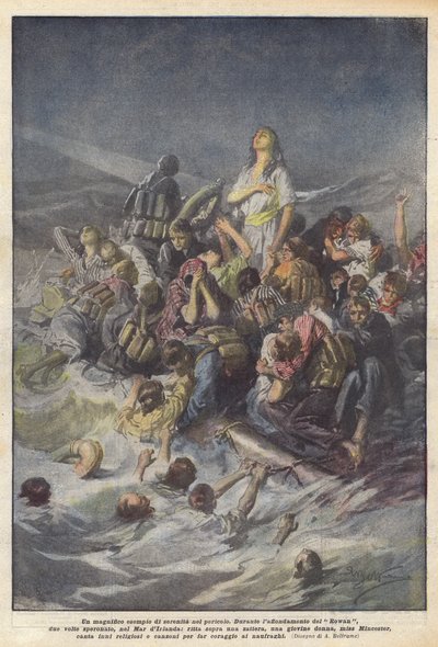 Een prachtig voorbeeld van sereniteit in gevaar door Achille Beltrame