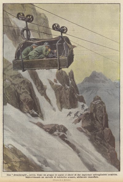 Een lucht dreadnought door Achille Beltrame