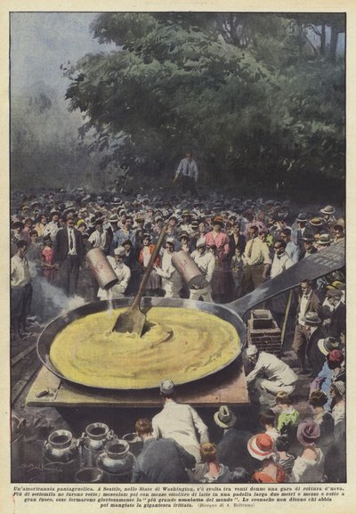 Een gigantische Amerikaanse stunt door Achille Beltrame