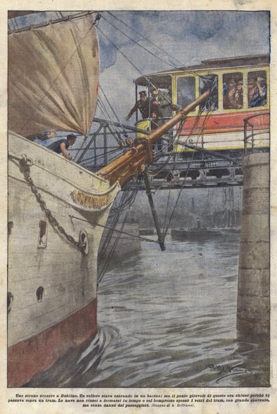 Een vreemd gevecht in Dublin door Achille Beltrame