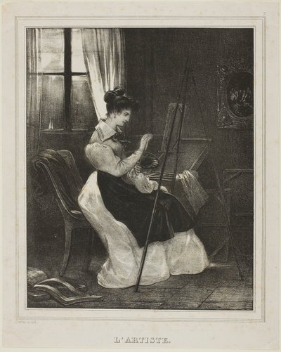 De Kunstenaar door Achille Devéria