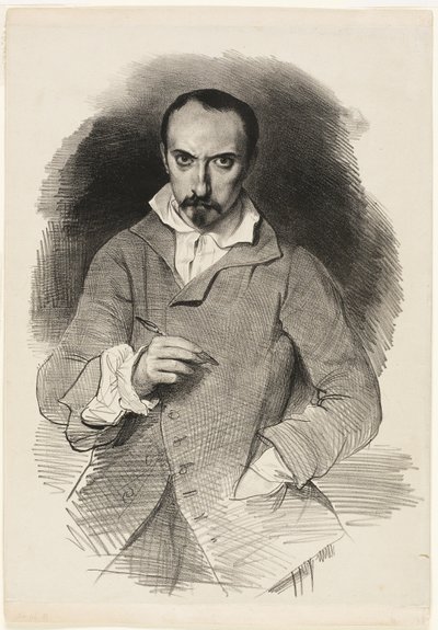Zelfportret door Achille Devéria