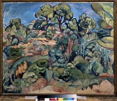 Bomen in Cassis door Achille Emile Othon Friesz