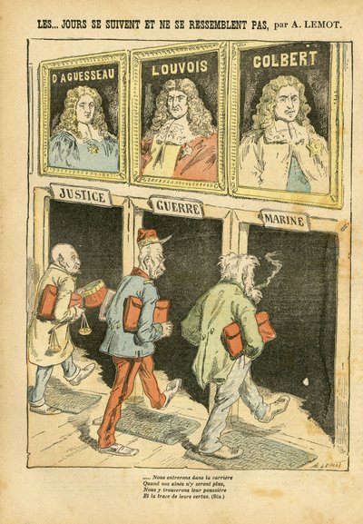 Illustratie van Achille Lemot in Le Pelerin door Achille Lemot