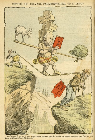 Illustratie van Achille Lemot in Le Pelerin door Achille Lemot