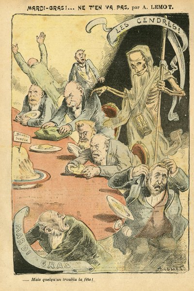 Illustratie van Achille Lemot (1846-1909) in Le Pelerin door Achille Lemot